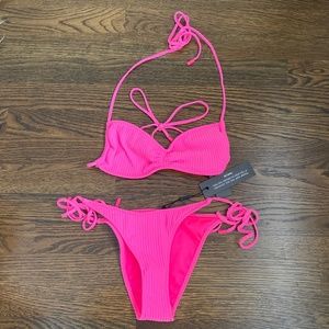 Pink Triangl Bikini